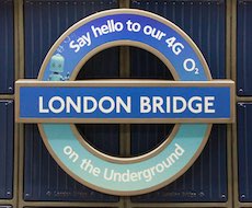 London Bridge station sign