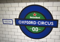 Oxford Circus station sign