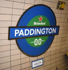 Paddington station sign