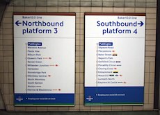 Paddington station sign