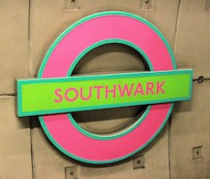 Southwark station sign