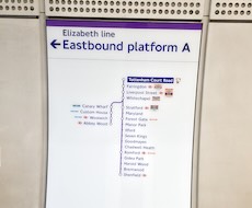 Tottenham Court Road station sign