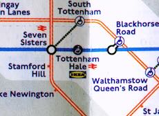 Tottenham Hale station sign