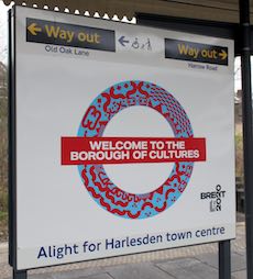 Willesden Junction station sign