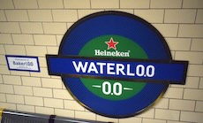 Waterloo station sign