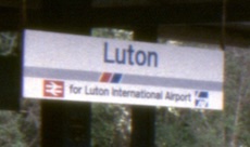 Luton station sign