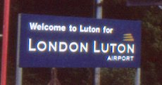 Luton station sign