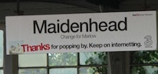 Maidenhead station sign
