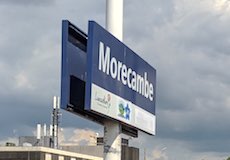 Morecambe station sign