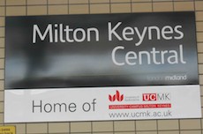 Milton Keynes station sign