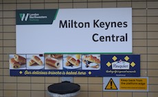 Milton Keynes station sign