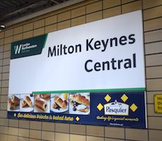 Milton Keynes station sign