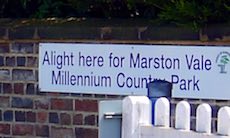 Millbrook station sign