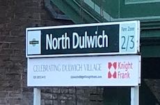 North Dulwich station sign