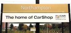 Northampton station sign