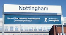 Nottingham station sign