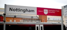 Nottingham station sign
