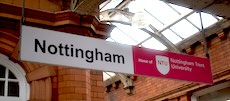 Nottingham station sign