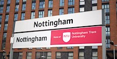 Nottingham station sign
