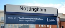 Nottingham station sign