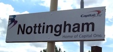 Nottingham station sign