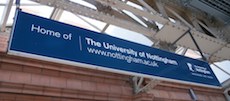 Nottingham station sign