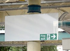Newport station sign