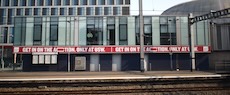 Newport station sign