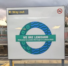 New Cross Gate station sign