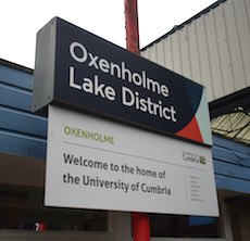 Oxenholme station sign