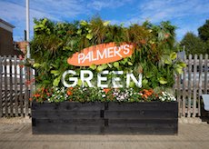 Palmers Green station sign