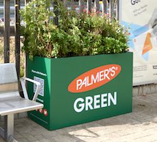 Palmers Green station sign