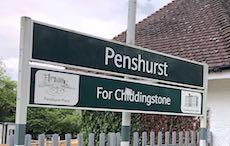Penshurst station sign