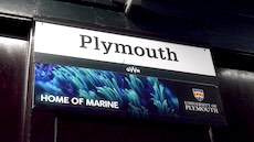 Plymouth station sign