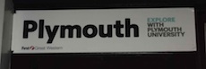 Plymouth station sign