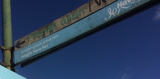 Penychain station sign