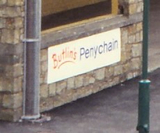 Penychain station sign