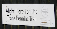 Penistone station sign