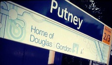 Putney station sign