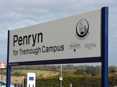 Penryn station sign