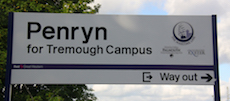 Penryn station sign