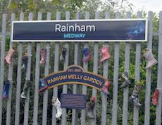 Rainham station sign