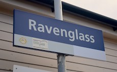 Ravenglass station sign