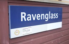 Ravenglass station sign