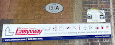 Raynes Park station sign