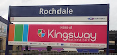 Rochdale station sign