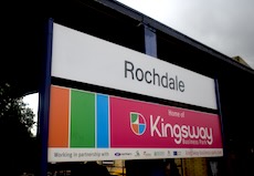 Rochdale station sign
