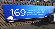 Redditch station sign