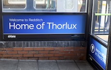 Redditch station sign