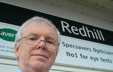 Redhill station sign